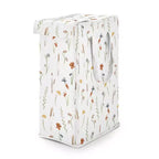 Sweet Jojo Designs Girl Foldable Laundry Hamper with Handles Watercolor Floral Garden Multicolor