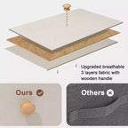 Cómoda vertical de 8 cajones Cómodas para dormitorio Torre de almacenamiento con estructura de acero resistente Tapa de madera Contenedores de tela de fácil extracción Asas