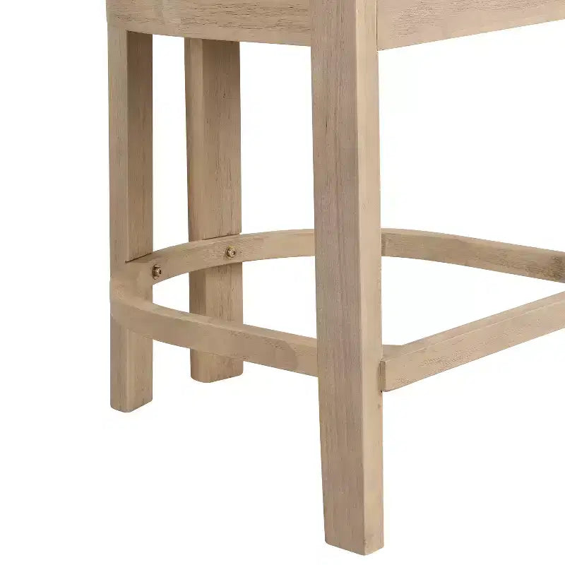 Olivia, juego de 3 sillas de madera tapizadas con estructura metálica