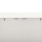 Mueble Despensero de Cocina, Armario Blanco Alto de 183 cm con Estantes Ajustables y Cajón, Organizador Independiente para Cocina, Despensa