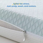 Colchón de cuna 52x27.5x6 con funda de Lyocell