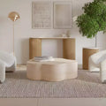 Christopher Knight Home Kaisa Modern Cloud-Shaped Lightweight Concrete Coffee Table