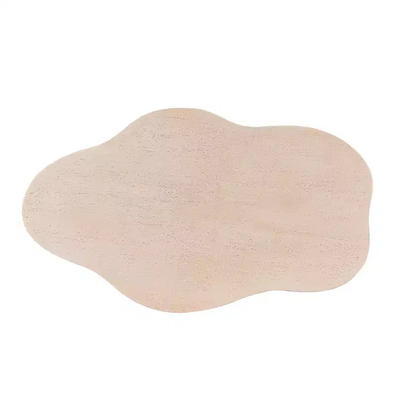 Mesa de centro Kaisa de hormigón ligero con forma de nube moderna