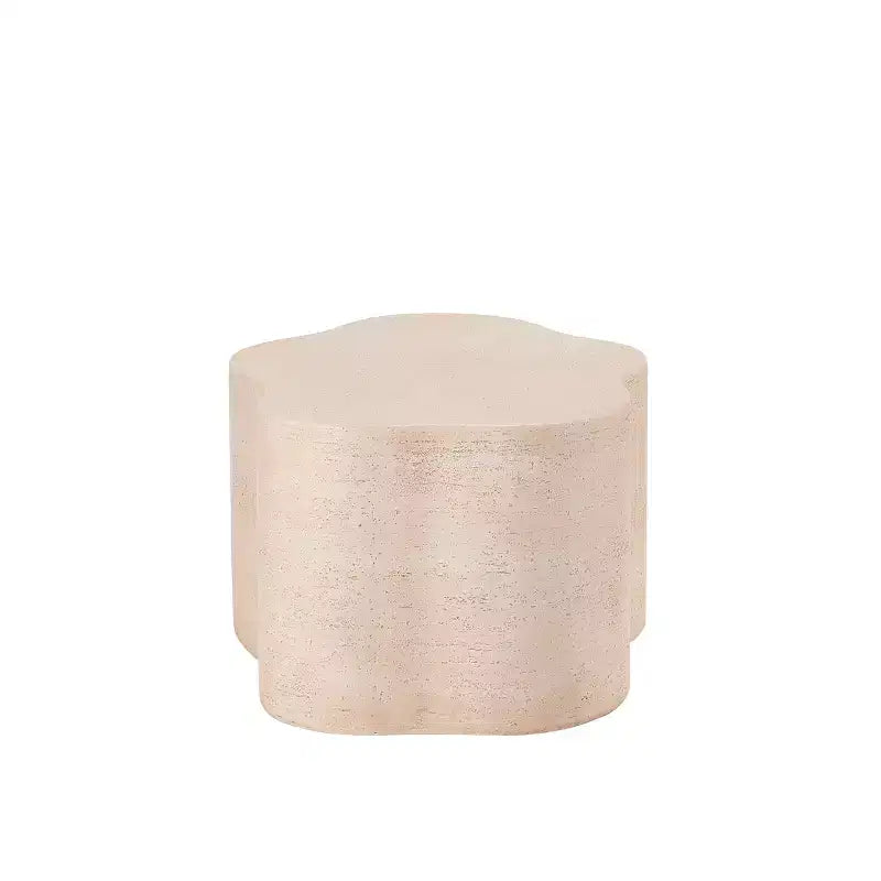 Mesa de centro Kaisa de hormigón ligero con forma de nube moderna