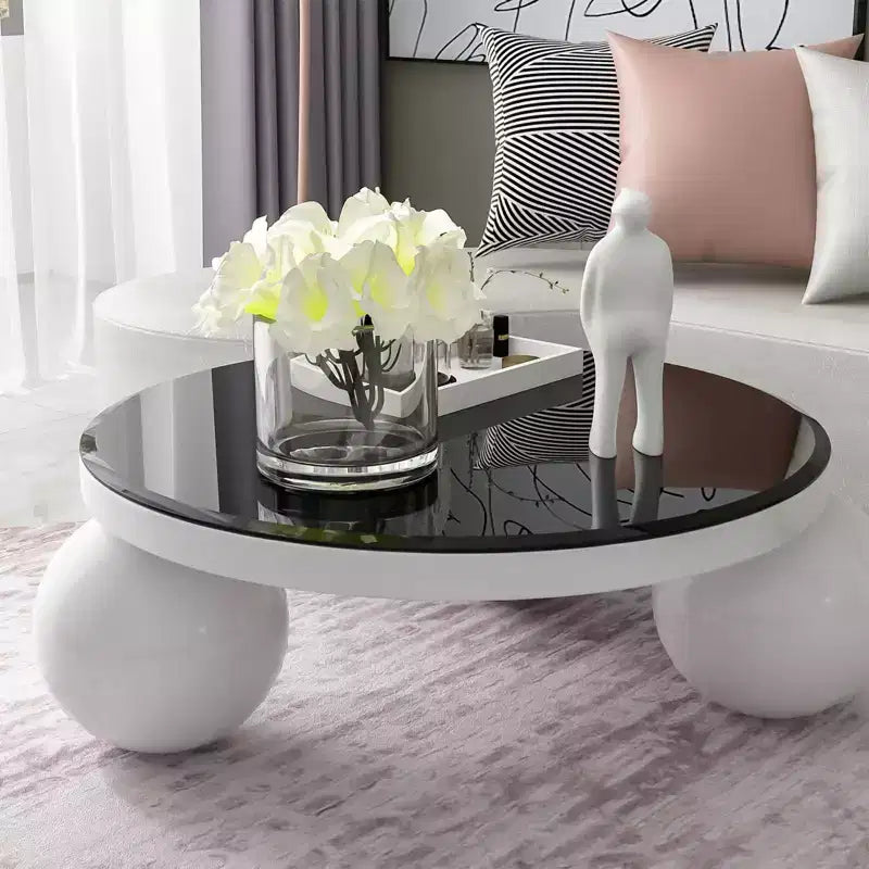 Round Tempered Glass Tabletop with Beveled Polished,for DIY Table, Dining Table, Coffee Table 1/2 Inch Thick 38.6 Inch Diameter
