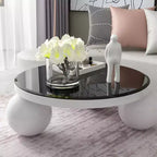 Tablero redondo de cristal templado con bisel pulido, para mesa de bricolaje, mesa de comedor, mesa de centro, 1/2 pulgada de grosor, 38.6 pulgadas de diámetro