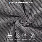 Sofá Cama Convertible de Suelo con Asiento Profundo y Confort de Pana