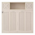 Cama armario Murphy Queen, Cama Murphy tamaño Queen con gabinetes de almacenamiento, Cama de pared de madera Queen, Marco de cama Murphy con arcón