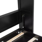 Cama armario Murphy Queen, Cama Murphy tamaño Queen con gabinetes de almacenamiento, Cama de pared de madera Queen, Marco de cama Murphy con arcón