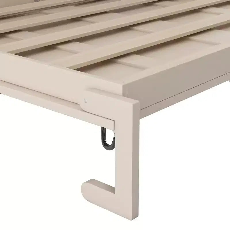 Cama armario Murphy Queen, Cama Murphy tamaño Queen con gabinetes de almacenamiento, Cama de pared de madera Queen, Marco de cama Murphy con arcón
