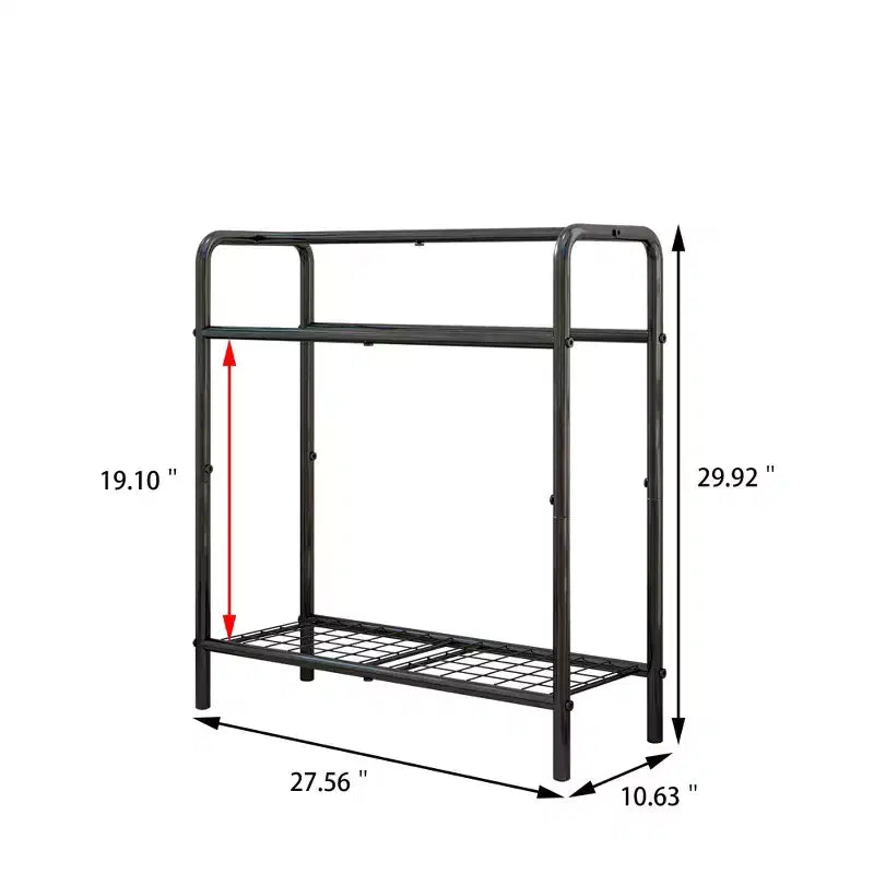 Toallero metálico de 3 niveles, toallero de pie para baño, ahorra espacio con almacenamiento, estante de exhibición para dormitorio, baño, piscina