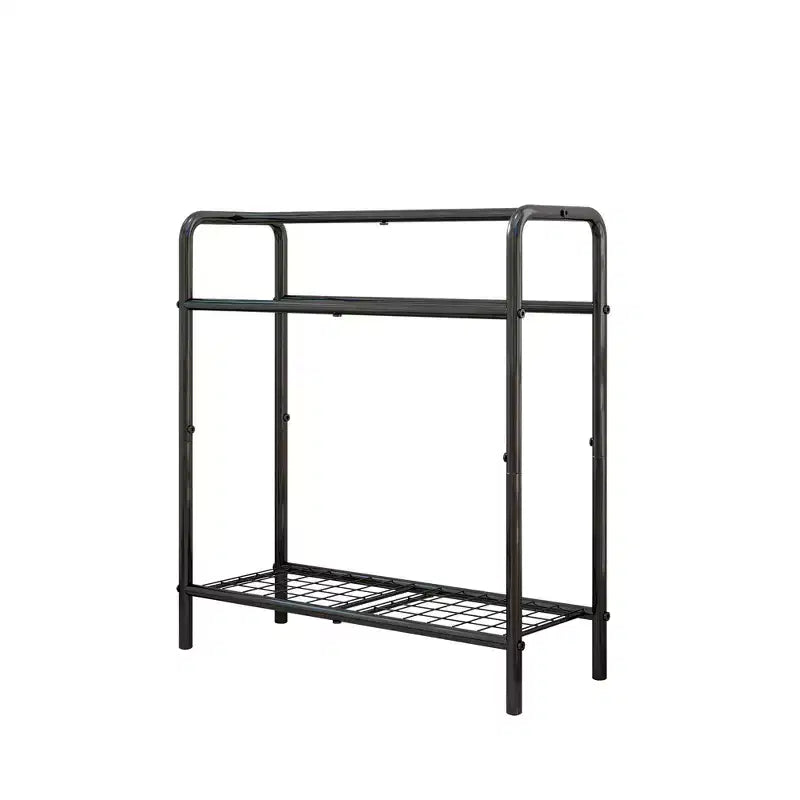 3 Tier Metal Towel Rack, Freestanding Towel Holder for Bathroom, Save Space with Storage, Display Rack for Bedroom, Bathroom, Swimming Pool