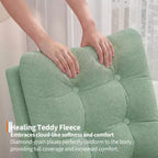 Moderna mecedora para guardería, mecedora tapizada con bolsillo lateral y patas de madera, cómoda mecedora para sala de estar, dormitorio