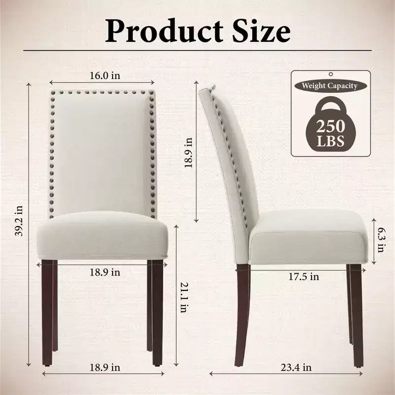Sillas de comedor ergonómicas de terciopelo con cojín grueso y patas de madera maciza para comedor y sala de estar