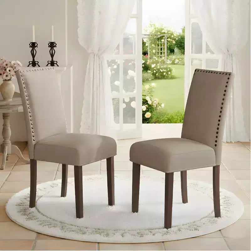 Sillas de comedor ergonómicas de terciopelo con cojín grueso y patas de madera maciza para comedor y sala de estar