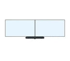 Soporte universal para barra de sonido UC/VC para pantallas individuales y dobles