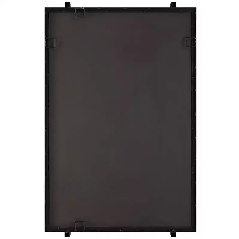 Espejo de pared rectangular Ladonna negro mate de 24 x 37