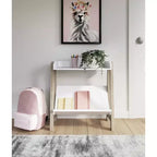 Estantería Pequeña Blariden Casual Blanco/Marrón Claro