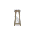 Estantería Pequeña Blariden Casual Blanco/Marrón Claro