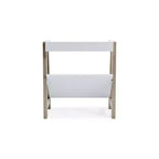 Estantería Pequeña Blariden Casual Blanco/Marrón Claro