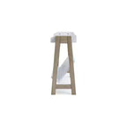 Estantería Pequeña Blariden Casual Blanco/Marrón Claro